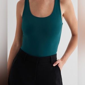NWOT Express Deep Teal Body Contour Body Suit